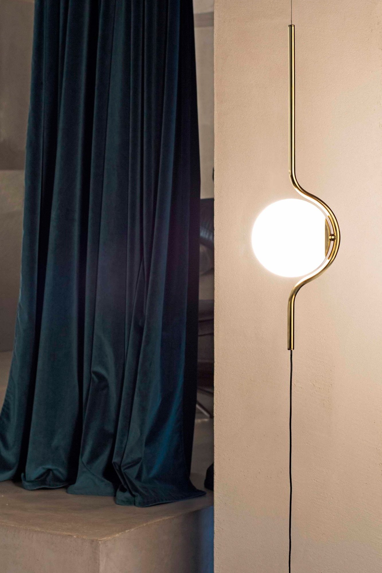 Faro LE VITA Hänge-/Stehleuchte Wohnzimmer gold - Produktbild 2