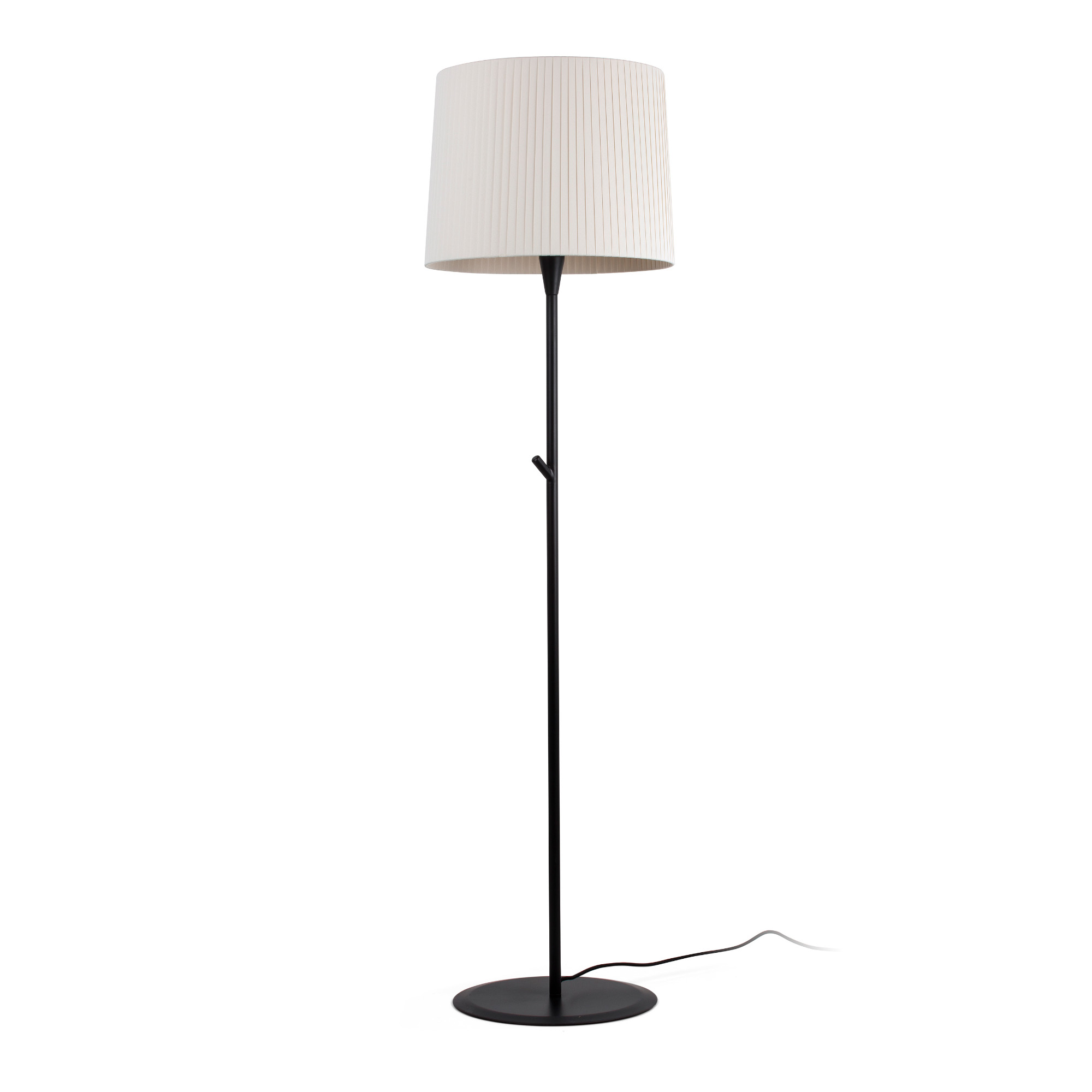 Faro SAMBA Stehleuchte schwarz/beige geklebt - Produktbild 1