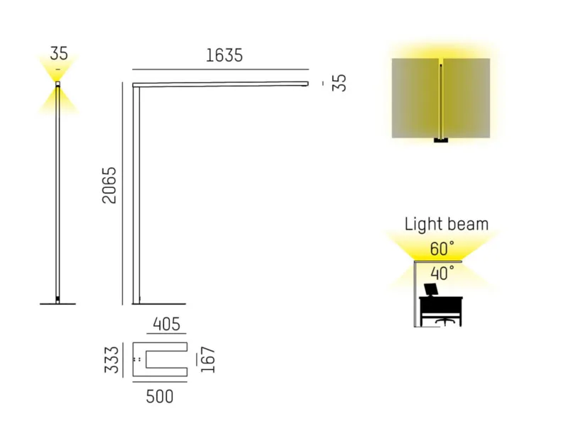 Molto Luce LENS DOUBLE F (weiß) - Produktbild 2