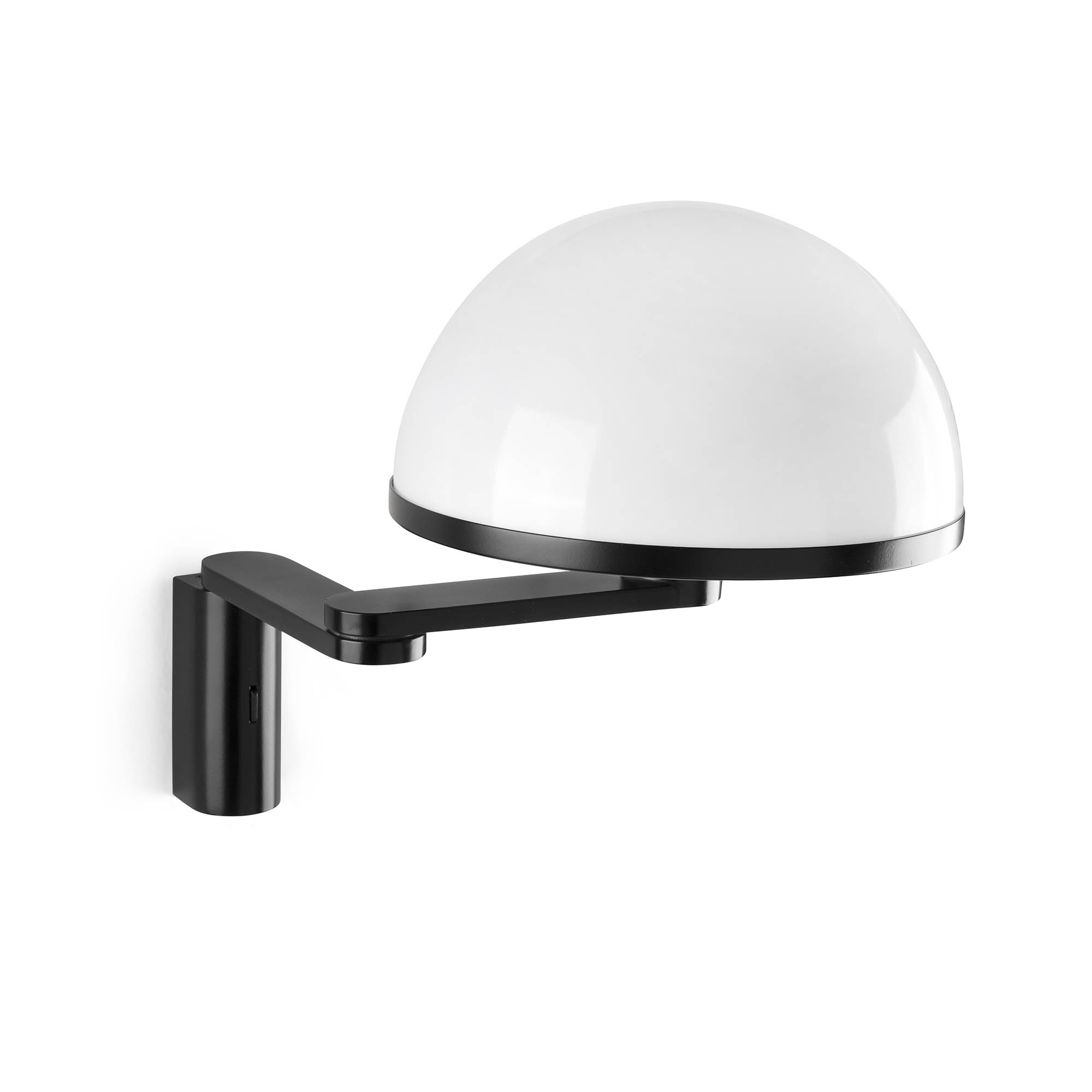 Faro DOME Wandleuchte mit schwenkbarem Arm schwarz - Produktbild 1