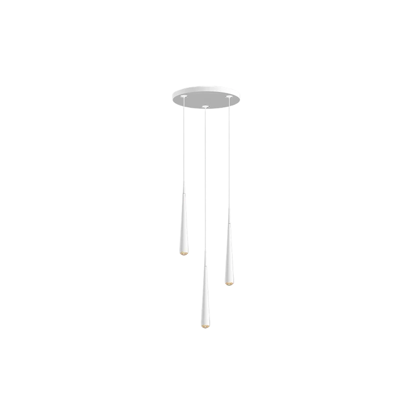 Grau Niceone Chandelier Three White/White - Produktbild 1