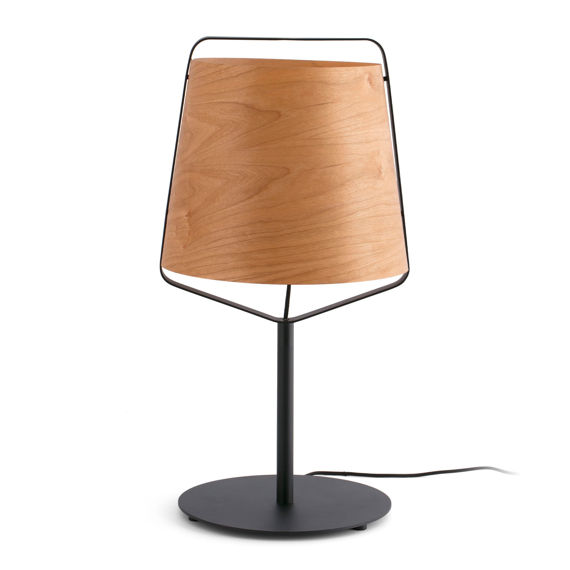 Faro STOOD Tischleuchte schwarz und Holz Faro STOOD Tischleuchte schwarz und Holz - Produktbild 1