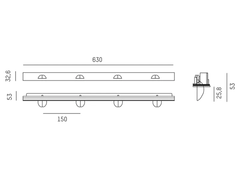 Molto Luce RIDE RDB SYSTEM INSERT (aluminium eloxiert) - Produktbild 2