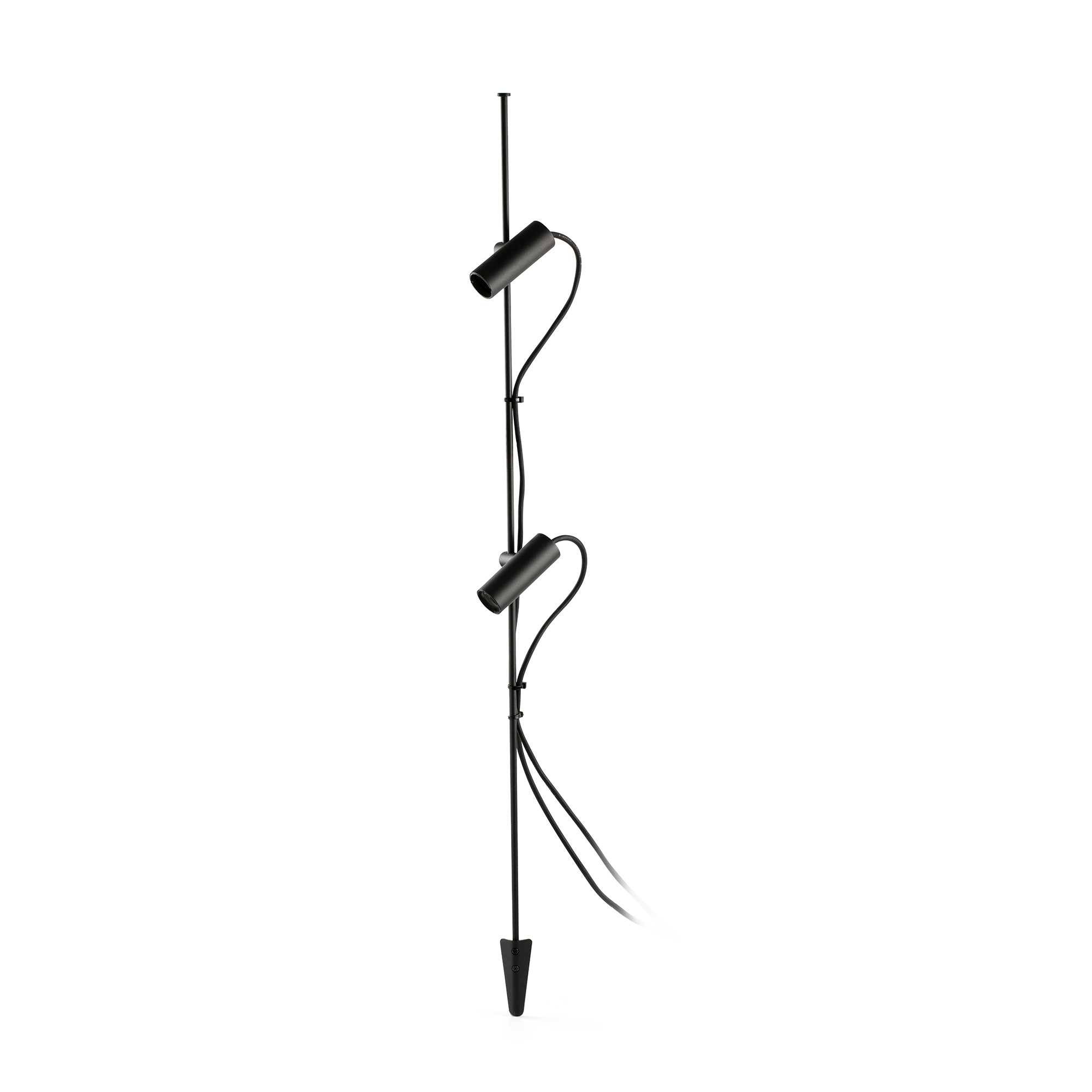 Faro CLAP 130 Pfahl schwarz 2 × 6 W 3000 K 38° 24 V Faro CLAP 130 Pfahl schwarz 2 × 6 W 3000 K 38° 24 V - Produktbild 1