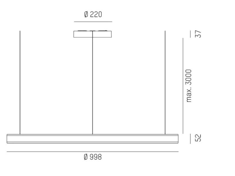 Molto Luce LON ROUND 1000 PDI (weiß) - Produktbild 2