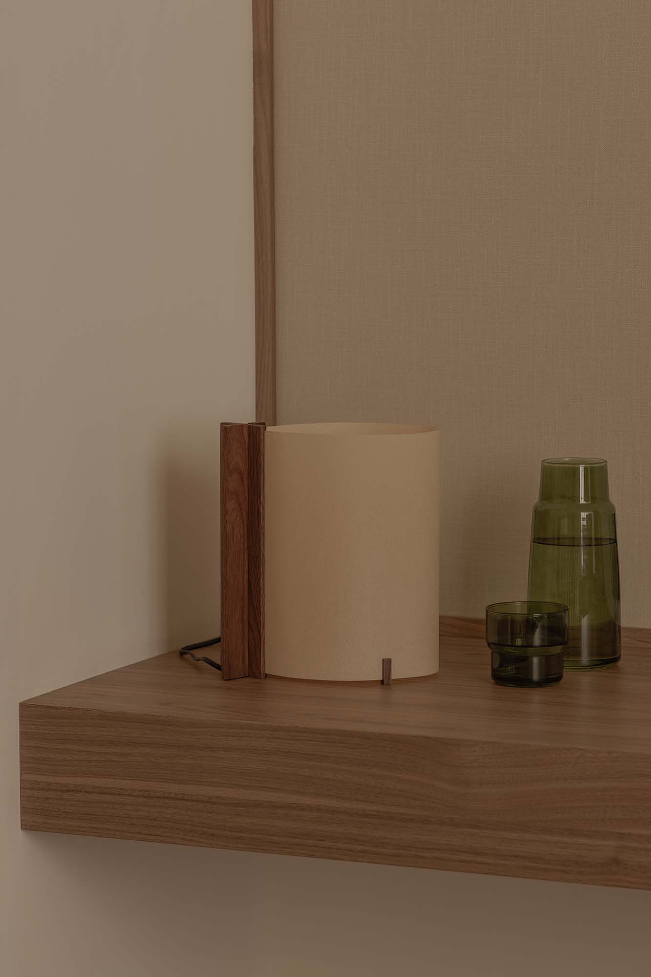 Faro CATA Tischleuchte Nussbaum - Produktbild 5
