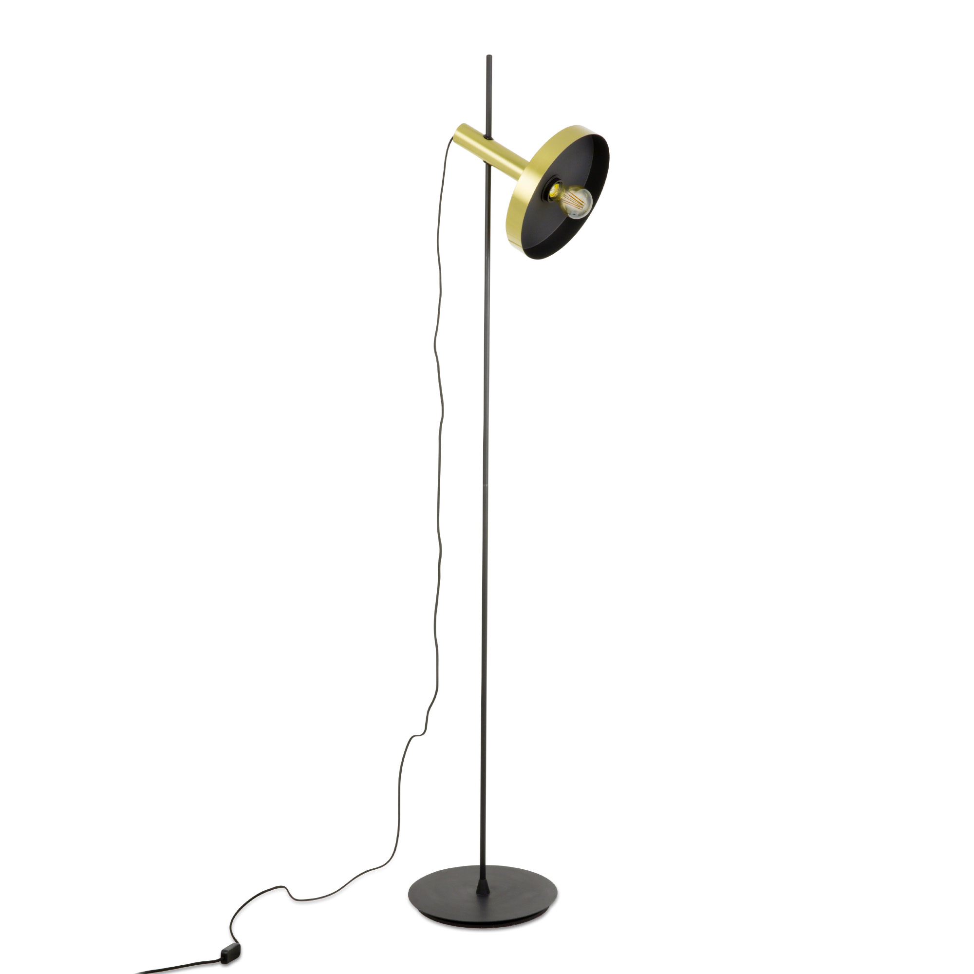 Faro WHIZZ Stehleuchte gold/schwarz - Produktbild 1