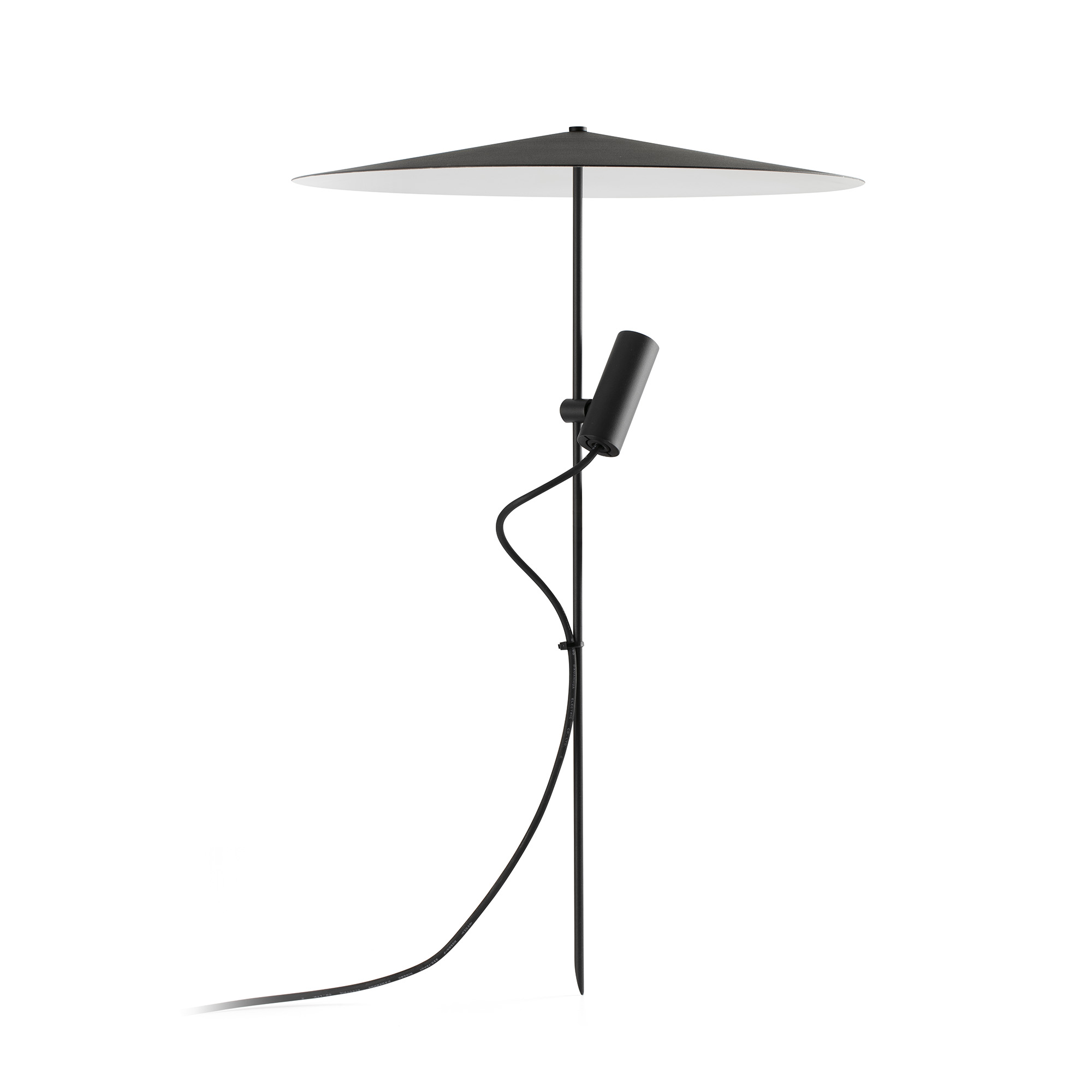 Faro CLAP 630 Pfahl schwarz 6 W 3000 K 38° mit Schirm 24 V Faro CLAP 630 Pfahl schwarz 6 W 3000 K 38° mit Schirm 24 V - Produktbild 1