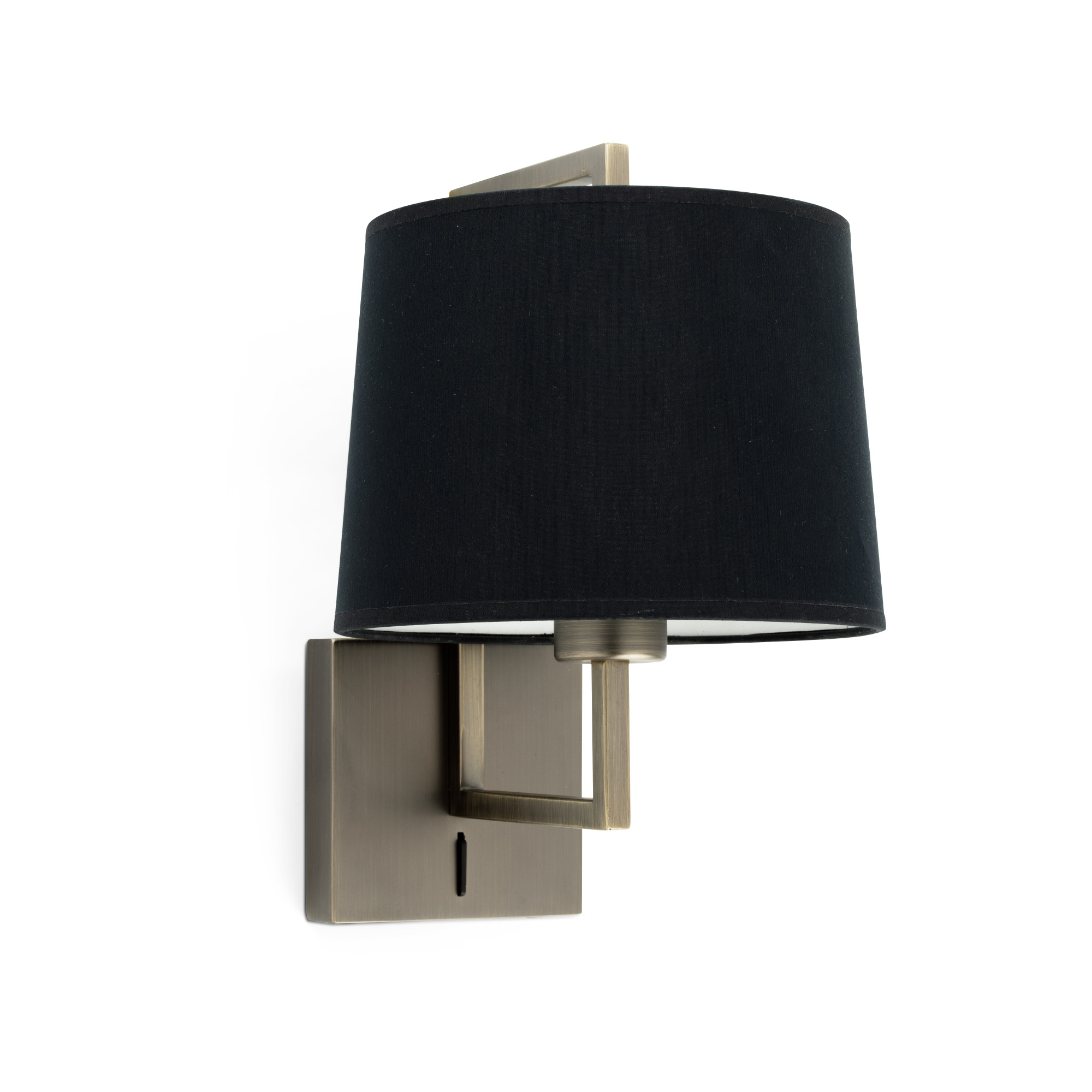 Faro FRAME Altgold matt/schwarz Wandleuchte - Produktbild 1