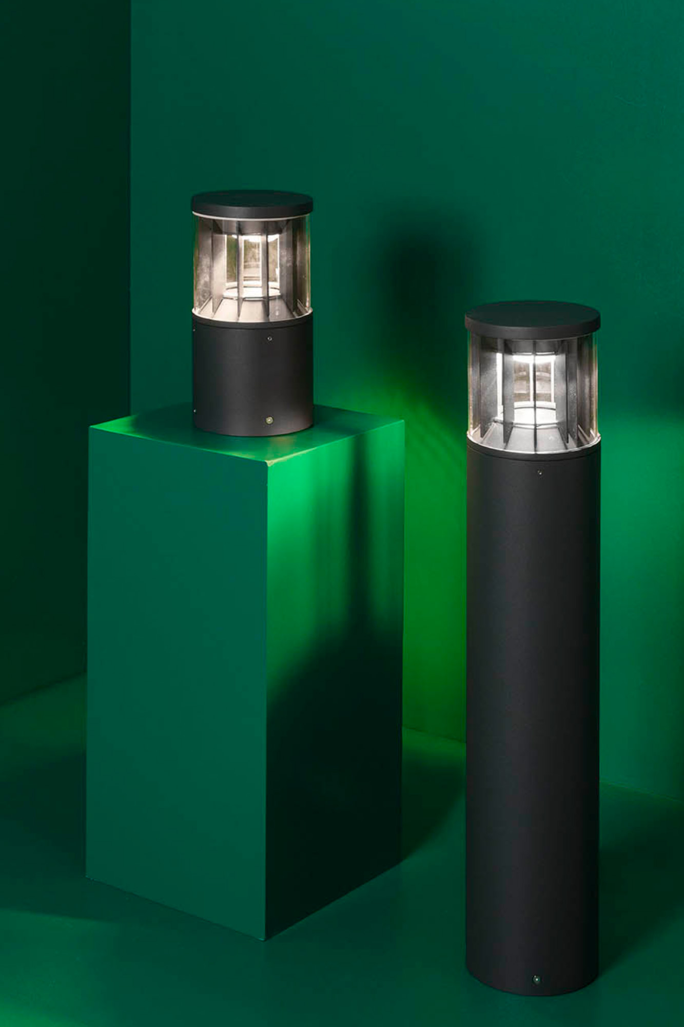 Faro SCREEN 250 Dunkelgraue Wandleuchte 2700K 360º breit - Produktbild 2