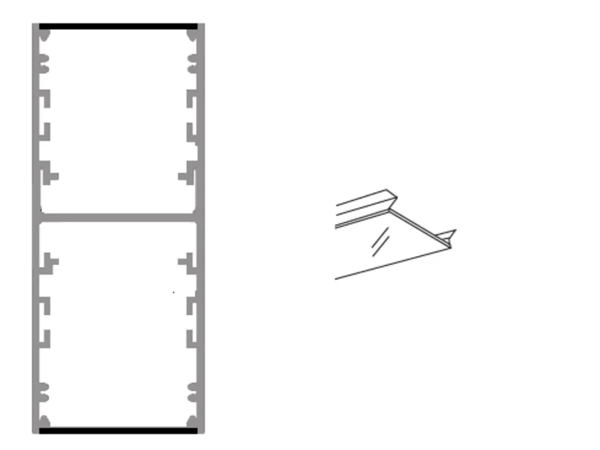 Molto Luce LOG OUT UP/DOWN ABDECKUNG (transparent) - 2
