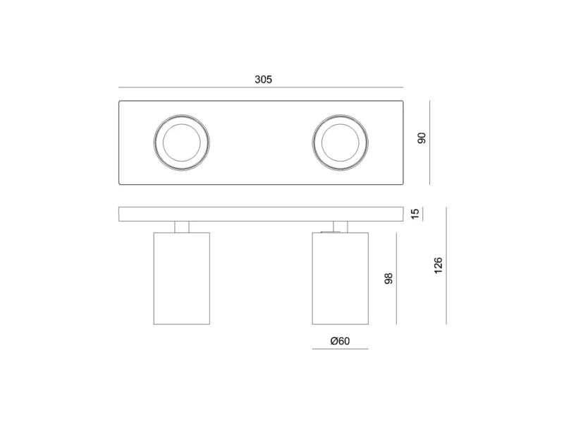 Molto Luce MISSOR II SD GU10 (schwarz) - Produktbild 2