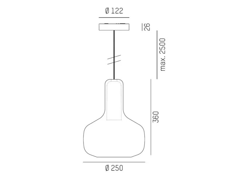 Molto Luce CORPA IRIS L PD (schwarz/petrol) - Produktbild 2