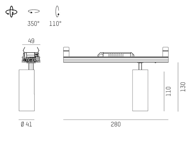 Molto Luce LOG 50 ROGGA EINSATZ 1-FLAMMIG (weiß) - Produktbild 2
