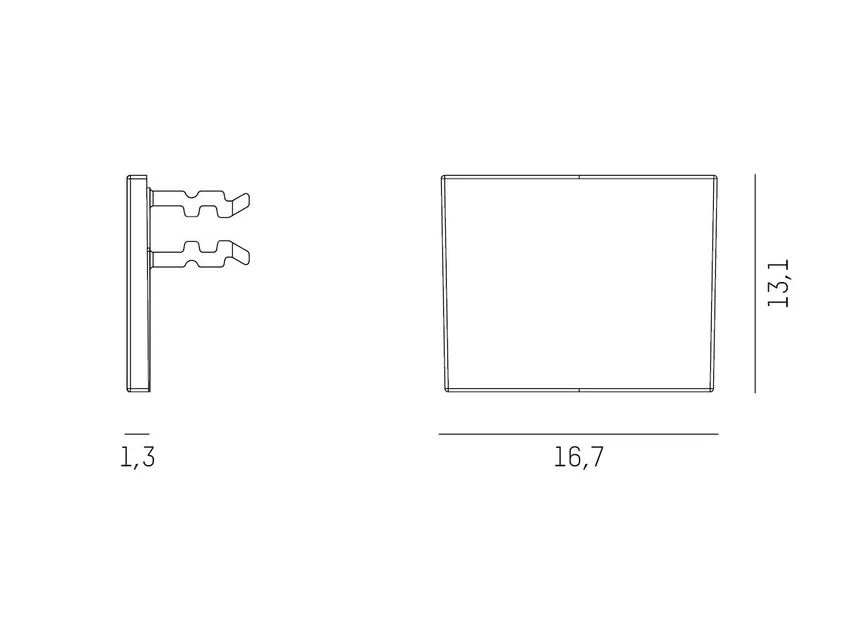 Molto Luce MAGNETICS ENDSTÜCK (schwarz) - 2