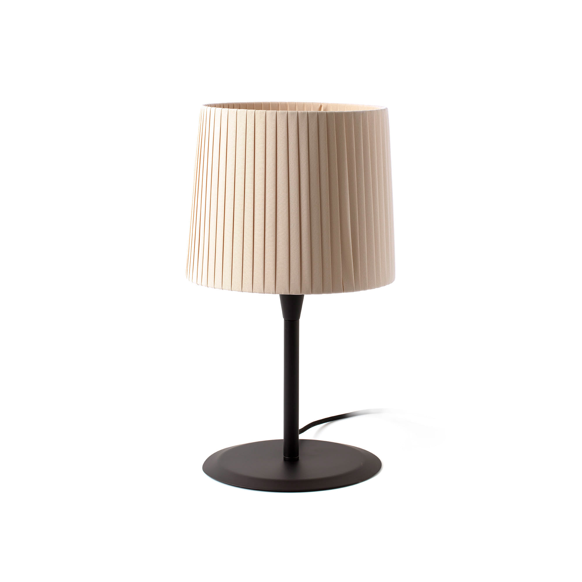 Faro SAMBA Tischleuchte schwarz/beige geklebt - Produktbild 1
