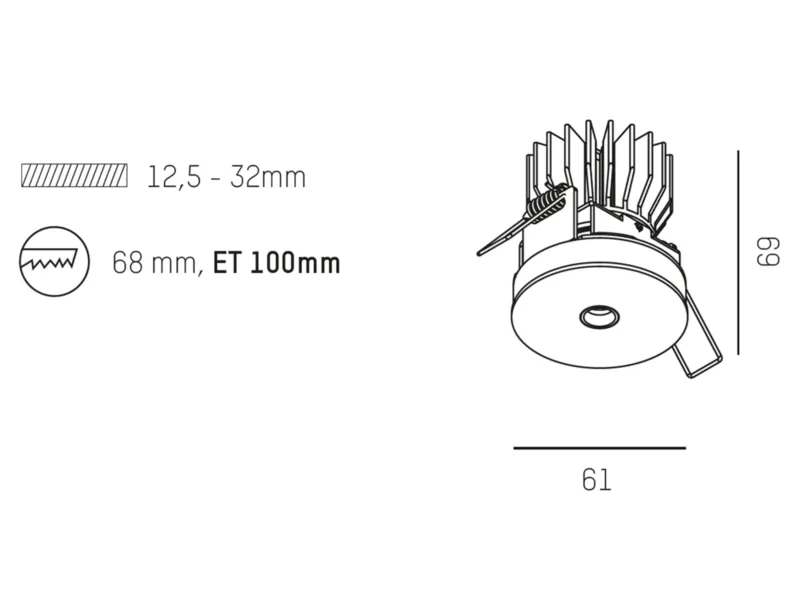 Molto Luce BLINDSPOT R (natur) - Produktbild 2