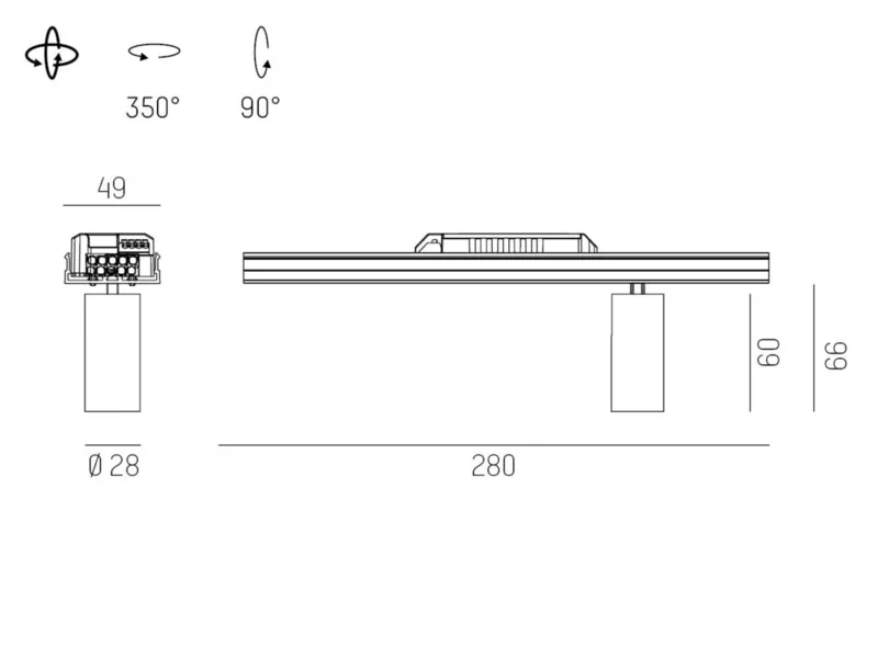 Molto Luce LOG 50 MAGNETICS EINSATZ 1-FLAMMIG (grau) - Produktbild 2