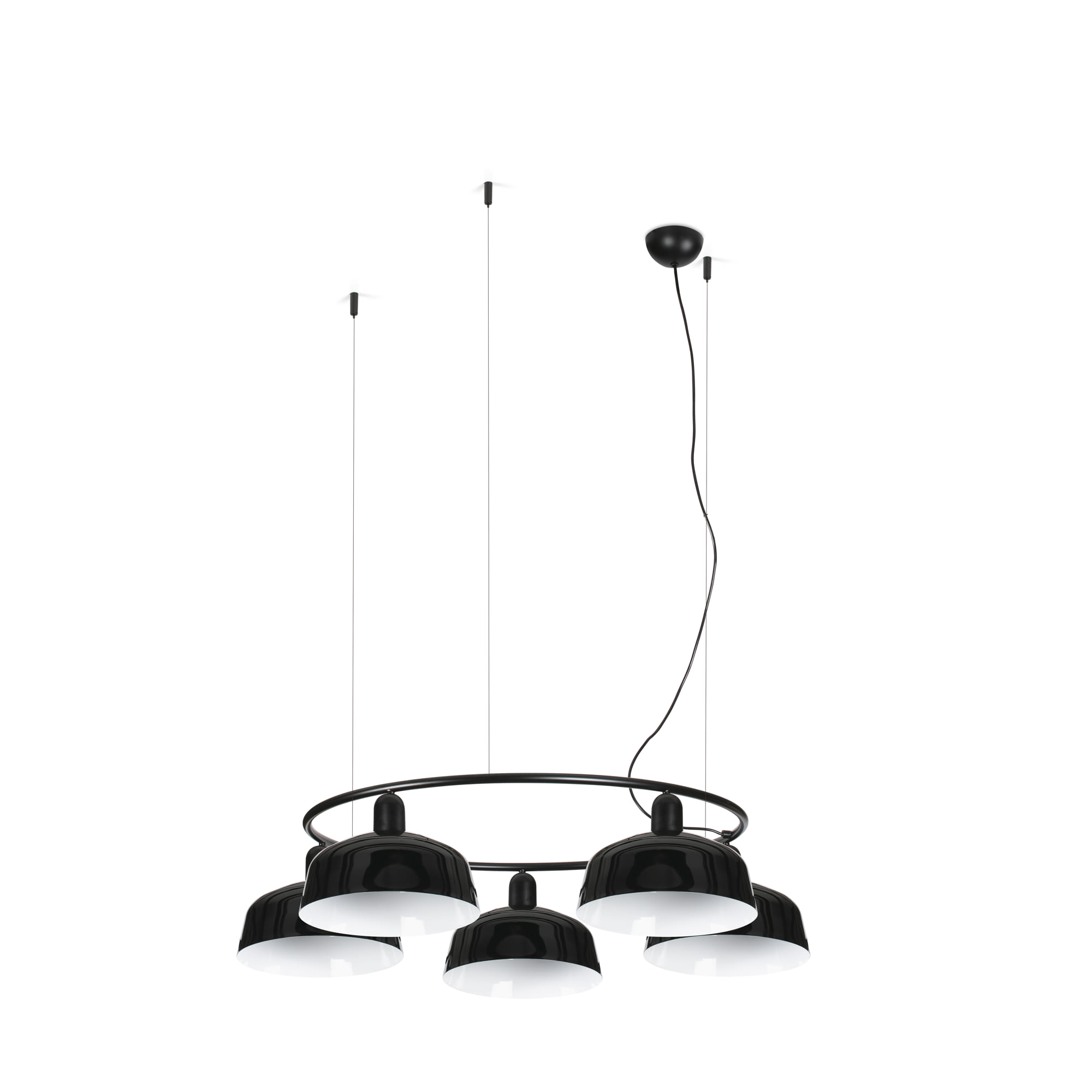 Faro TATAWIN M Metall 5L Kreisförmige Hängeleuchte Schwarze Faro TATAWIN M Metall 5L Kreisförmige Hängeleuchte Schwarze - Produktbild 1