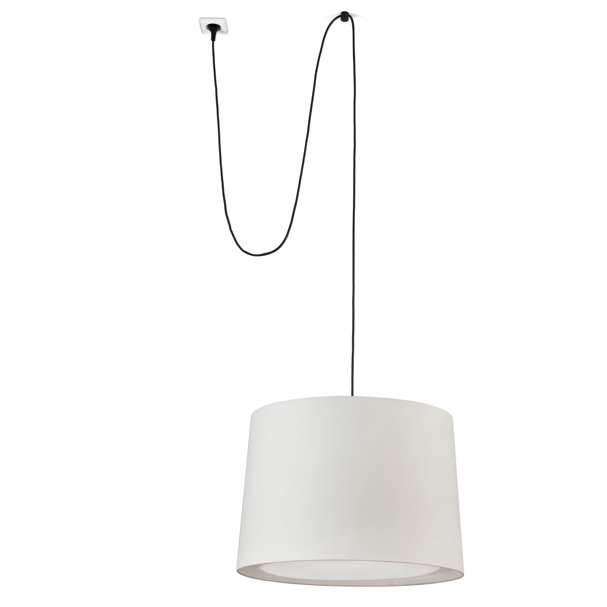 Faro CONGA Beige Pendelleuchte mit Stecker Faro CONGA Beige Pendelleuchte mit Stecker - Produktbild 1