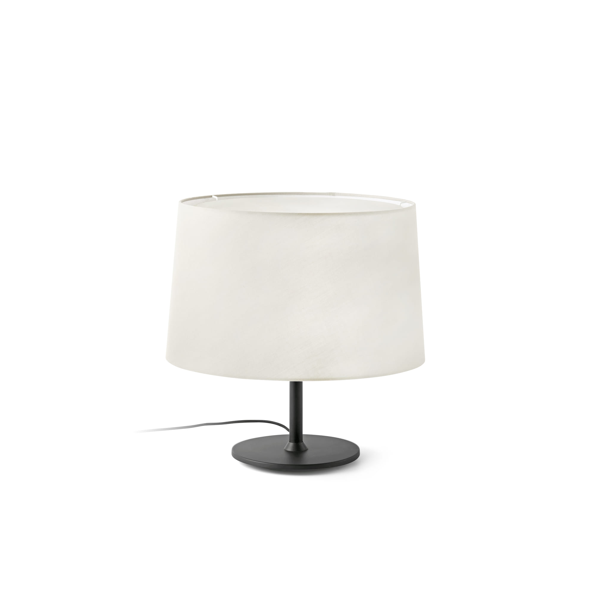 Faro WINDSOR Tischleuchte schwarz/Linen - Produktbild 1