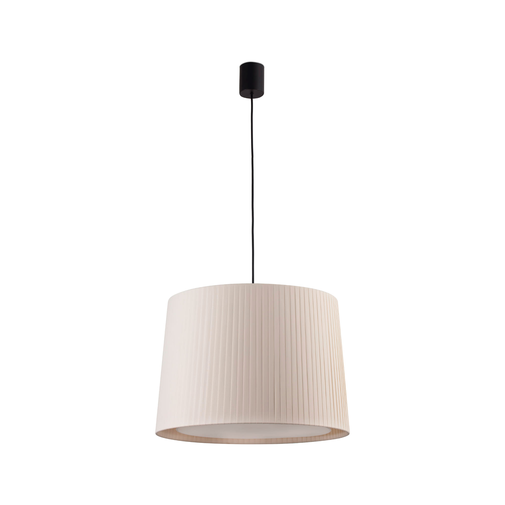 Faro SAMBA Einzelne Pendelleuchte schwarz/beige geklebt Faro SAMBA Einzelne Pendelleuchte schwarz/beige geklebt - Produktbild 1