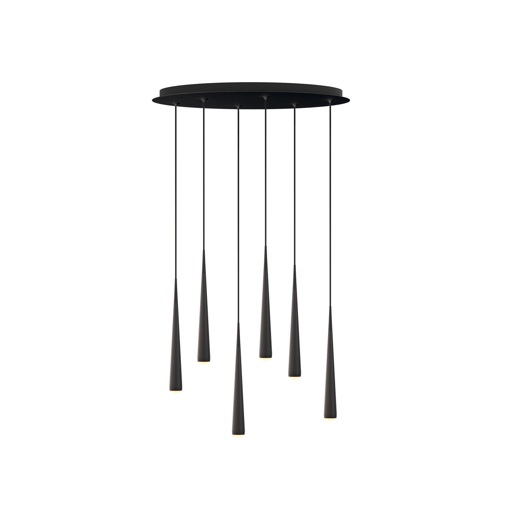 Grau Niceone Chandelier Six Black/Black Grau Niceone Chandelier Six Black/Black - Produktbild 1
