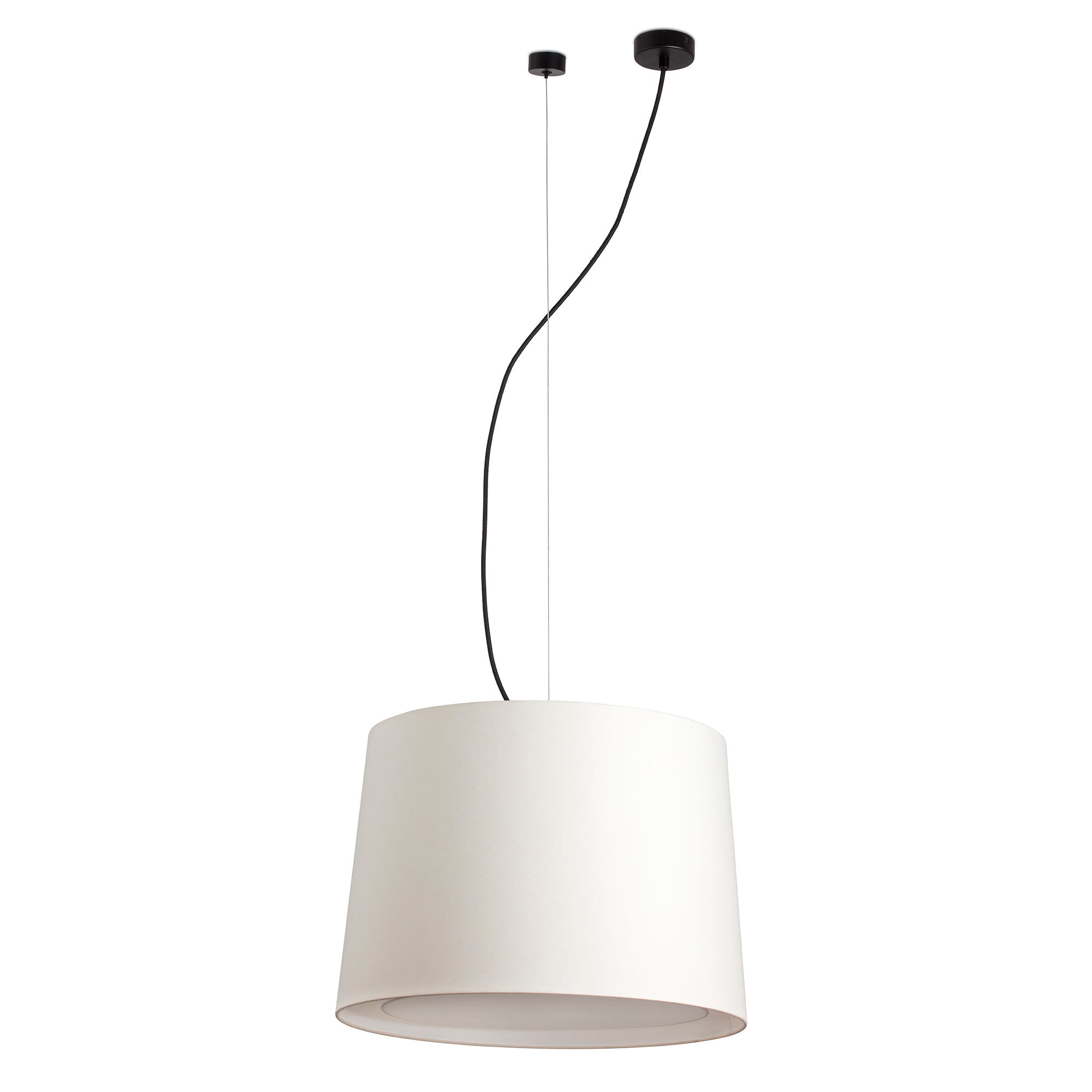 Faro CONGA 450 Hängeleuchte schwarz/beige Faro CONGA 450 Hängeleuchte schwarz/beige - Produktbild 1
