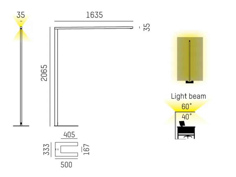 Molto Luce LENS SINGLE F (aluminium eloxiert) - Produktbild 2