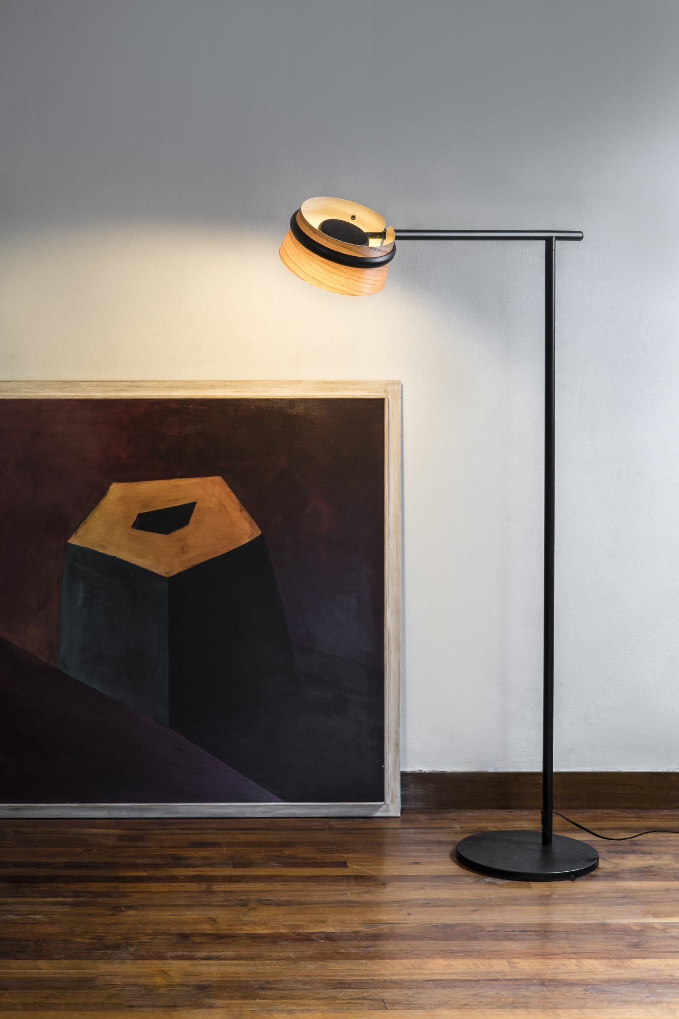 Faro LOOP Schwarze Stehleuchte für das Wohnzimmer - Produktbild 2
